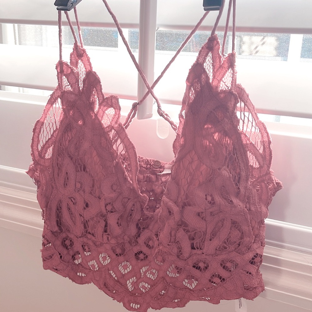 Free people one Adella lace bralette